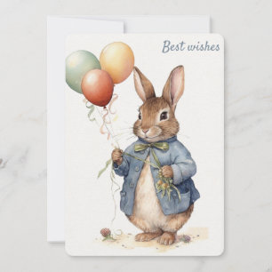 Peter Rabbit Greeting card