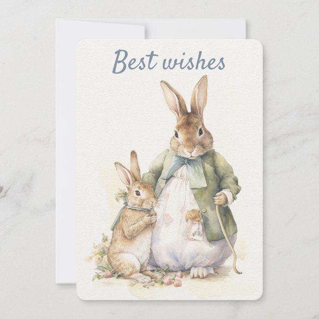 Peter Rabbit Greeting card (Front)
