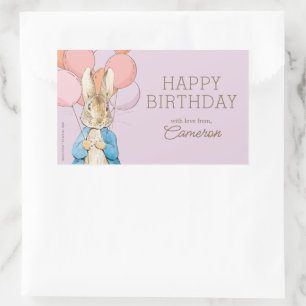 Peter Rabbit   Happy Birthday From Sticker