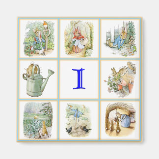 PETER RABBIT images personalized with the letter H Magnet