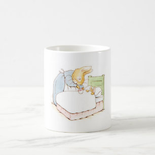Peter Rabbit in Bed (Being Fed by his Mother) Coffee Mug