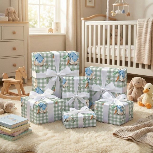 Peter Rabbit-Inspired Wrapping Paper Watercolor  (Creator Uploaded)