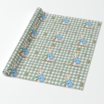 Peter Rabbit-Inspired Wrapping Paper Watercolor 