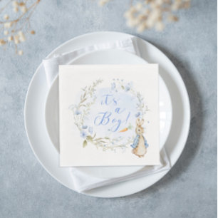 Peter Rabbit It's a Boy Paper Napkins   Standard