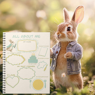 Peter Rabbit Kids Birthday&Game Notebook