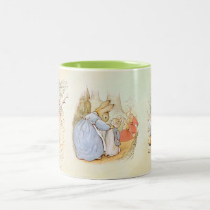 Peter Rabbit (mom) Two-Tone Coffee Mug