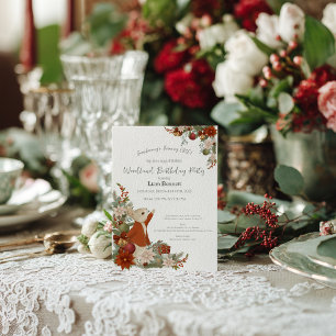 Peter Rabbit Noël Anniversaire Invitation