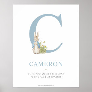 Peter Rabbit   Personalized Letter C Poster