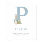 Peter Rabbit | Personalized Letter P