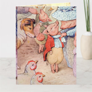 Peter Rabbit (piglets) Tissue Paper Card