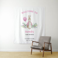 Peter Rabbit Pink Baby Shower