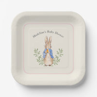 Peter Rabbit Pink Ivory Vintage Baby Shower