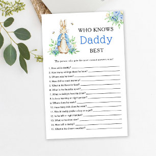 Peter Rabbit Who knows Daddy best Game
