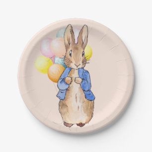 Peter Rabbit with Daisies Paper Plate