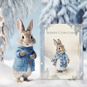 Peter Rabbit's Winter Holidays Postcard