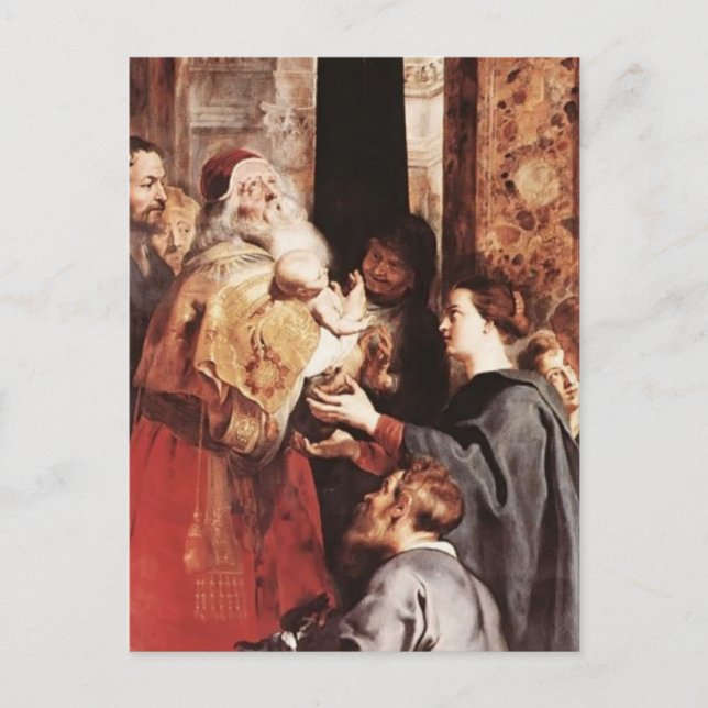 Peter Rubens- Descent from the Cross (right wing) Postcard (Front)
