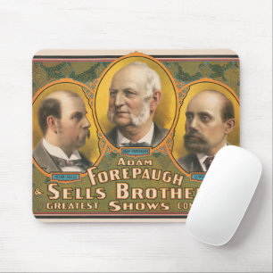 Peter Sells, Adam Forepaugh, And Lewis Sells Mouse Pad