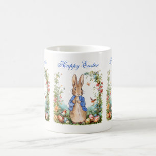 Peter the Easter Rabbit Easter Eggs  Coffee Mug