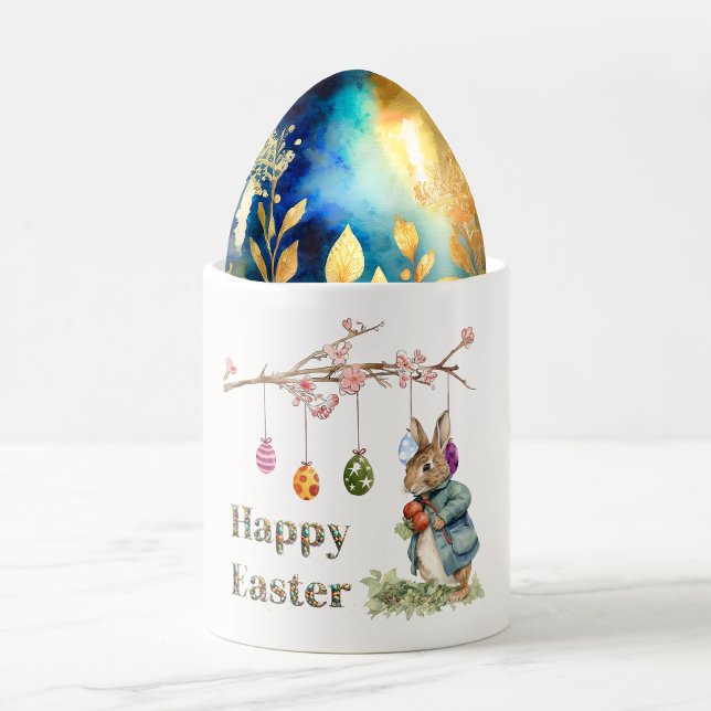 Peter the Easter Rabbit Easter Eggs Happy Easter Coffee Mug (Creator Uploaded)