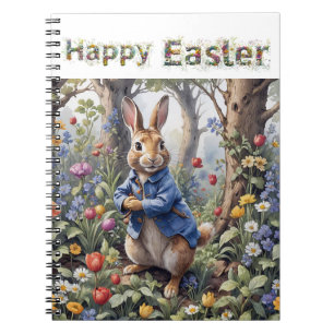 Peter the Easter Rabbit Happy Easter Notebook