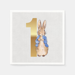 Peter the Rabbit 1st Birthday Napkin