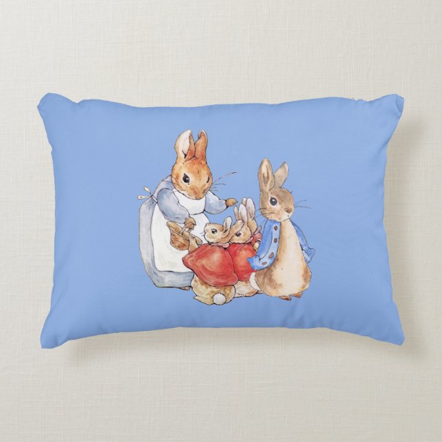 Peter the rabbit  accent pillow (Front)
