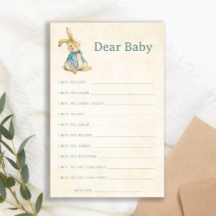 Peter The Rabbit Baby Shower Game Dear Baby Wishes