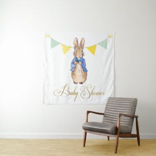 Peter the Rabbit Baby Shower Tapestry