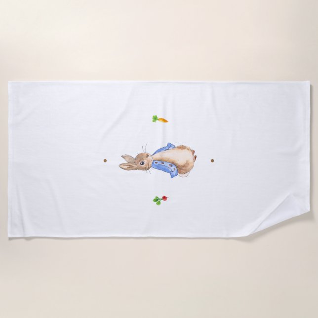Peter the Rabbit Beach Towel (Front)