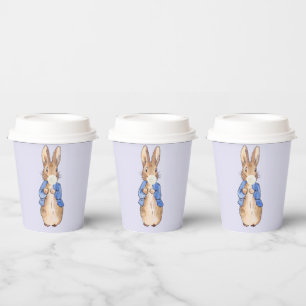 Peter the Rabbit Blowing White Bubble Gum  Paper Cups