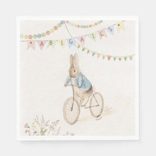 Peter the Rabbit Bunny Gender Neutral Baby Shower Napkin
