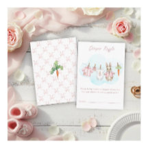 Peter the Rabbit Clothesline Shower Diaper Raffle