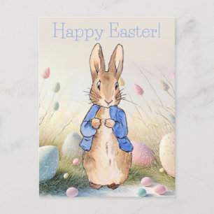 Peter the Rabbit Easter Bunny Rabbit Holiday Postcard
