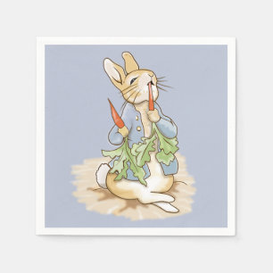 Peter the Rabbit Eating a Carrot     Napkin