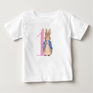 Peter the Rabbit First Birthday Baby T-Shirt