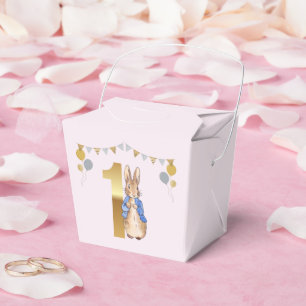 Peter the Rabbit First Birthday Favor Box