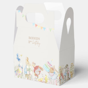 Peter the Rabbit First Birthday Favor Box