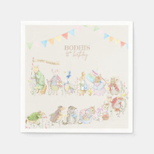 Peter the Rabbit First Birthday Napkin