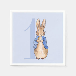 Peter the Rabbit First Birthday Napkin