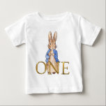 Peter the rabbit First Birthday ONE Baby T-Shirt<br><div class="desc">Peter the rabbit First Birthday</div>