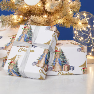 Peter the Rabbit First Christmas Wrapping Paper