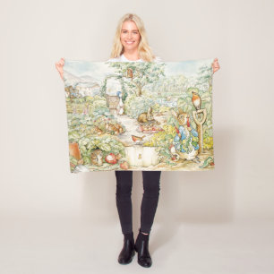 Peter the Rabbit  Fleece Blanket