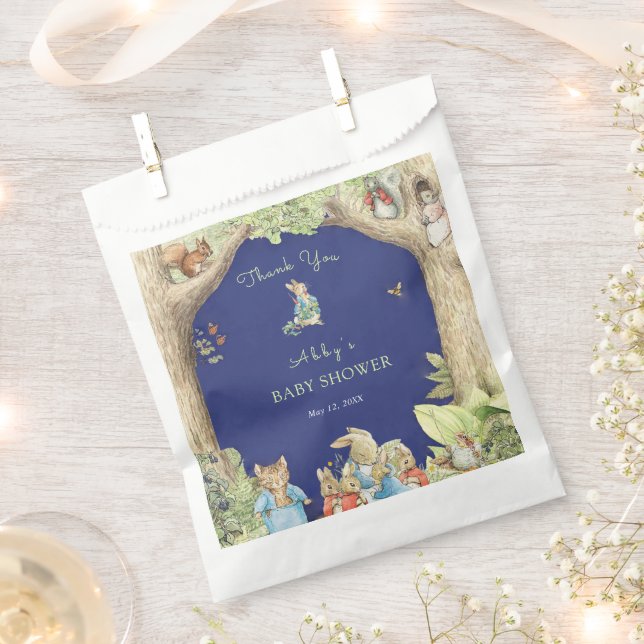 Peter the Rabbit Forest Friends Shower Welcome Favour Bag (Clipped)