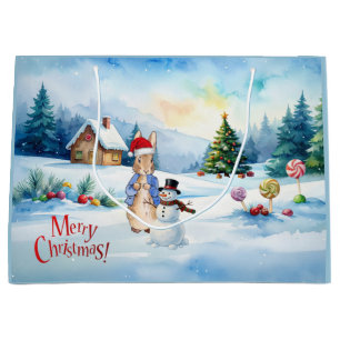 Peter the rabbit Ginger bread house Large Gift Bag