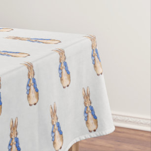 Peter the Rabbit Gray Linen Texture Tablecloth