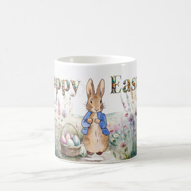 Peter the Rabbit Happy Easter Coffee Mug (Center)