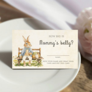 Peter The Rabbit How Big Is Mommy's Belly Enclosure Card