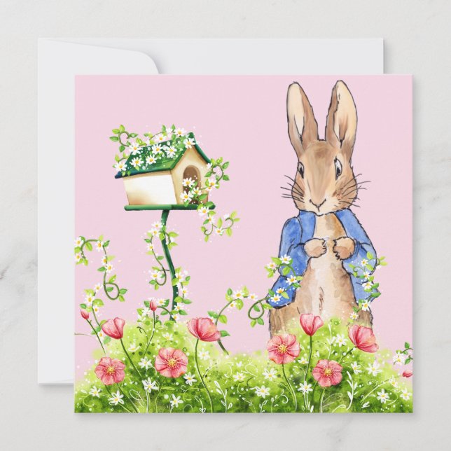 Peter the Rabbit in His Garden    (Front)