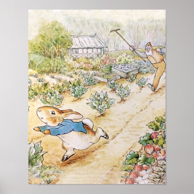 Peter the Rabbit in Mr Mc Gregor's Garden       Poster (Front)