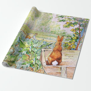 Peter the Rabbit in Mr. Mc Gregor's Vegie Garden   Wrapping Paper